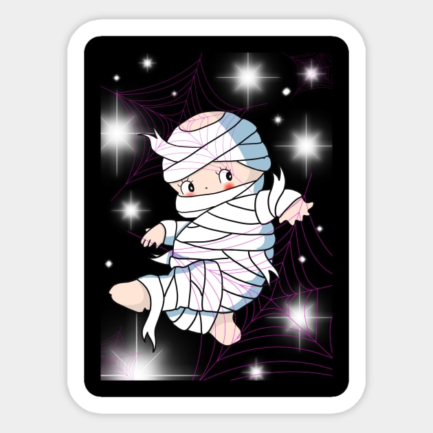 DANCING MUMMY KEWPIE Sticker by JayJ's